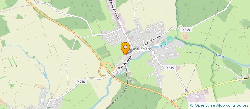 localisation de l'entreprise MONSIEUR MANUEL KAIL  DRULINGEN