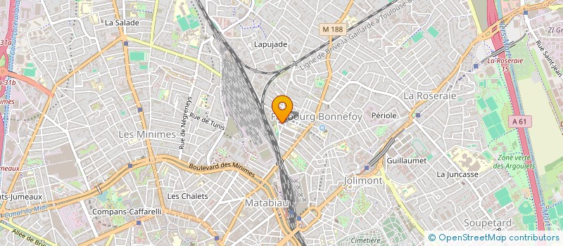 localisation de l'entreprise MONSIEUR MANUEL KONGO  TOULOUSE