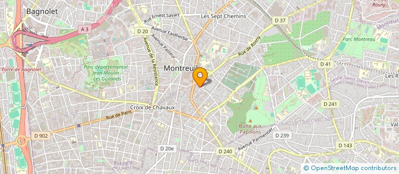 localisation de l'entreprise MONSIEUR MANUEL LAGOS à MONTREUIL