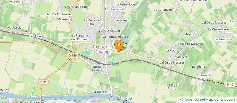 localisation de l'entreprise MONSIEUR MANUEL LAINE  CIVRAY-DE-TOURAINE