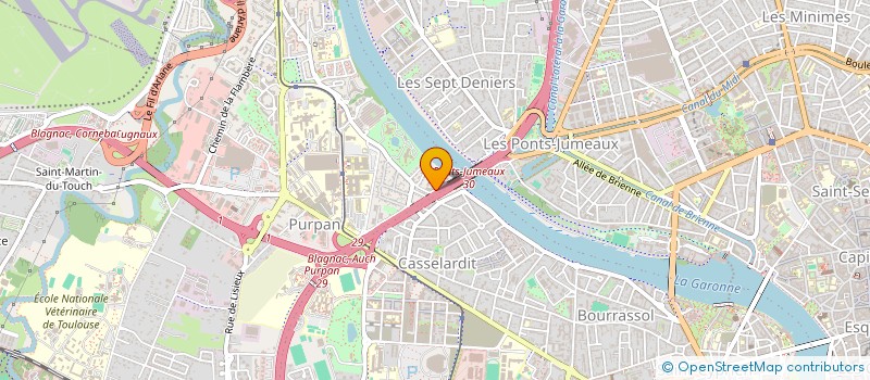 localisation de l'entreprise MONSIEUR MANUEL LAMOTTE  CADOURS