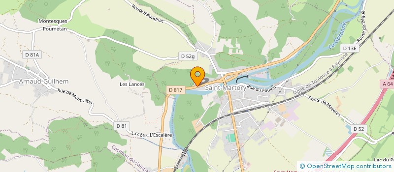 localisation de l'entreprise MONSIEUR MANUEL LAPORTE à SAINT-MARTORY