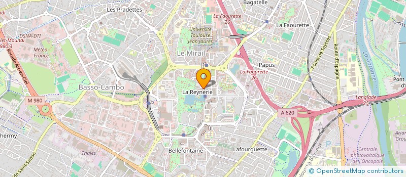 localisation de l'entreprise MONSIEUR MANUEL LAPOUSSINIERE  TOULOUSE