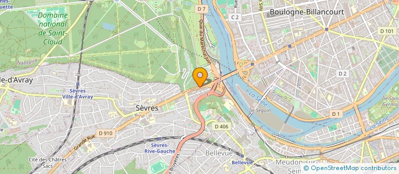 localisation de l'entreprise MONSIEUR MANUEL LASSIANO à SEVRES