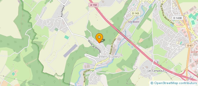 localisation de l'entreprise MONSIEUR MANUEL LAURENT  VILLERS-ECALLES