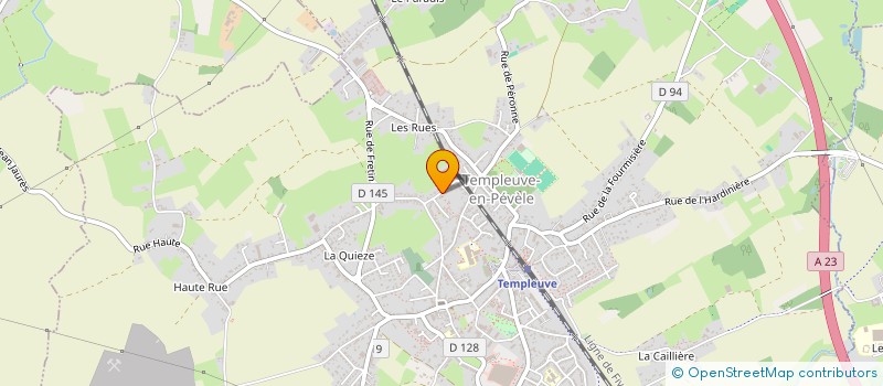 localisation de l'entreprise MONSIEUR MANUEL LE GUERNIC  TEMPLEUVE-EN-PEVELE