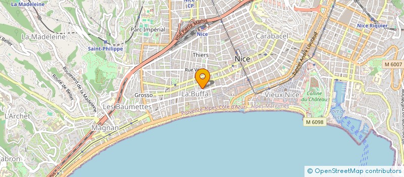 localisation de l'entreprise MONSIEUR MANUEL LE SCOUR  NICE