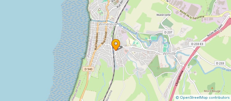 localisation de l'entreprise MONSIEUR MANUEL LEDOUX  WIMILLE