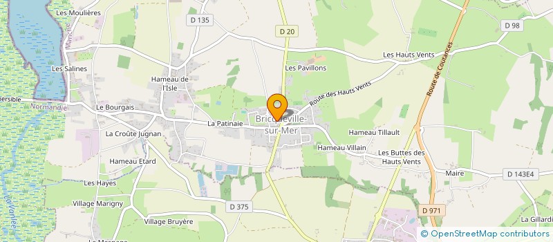 localisation de l'entreprise MONSIEUR MANUEL LEHOUSSU à BRICQUEVILLE-SUR-MER