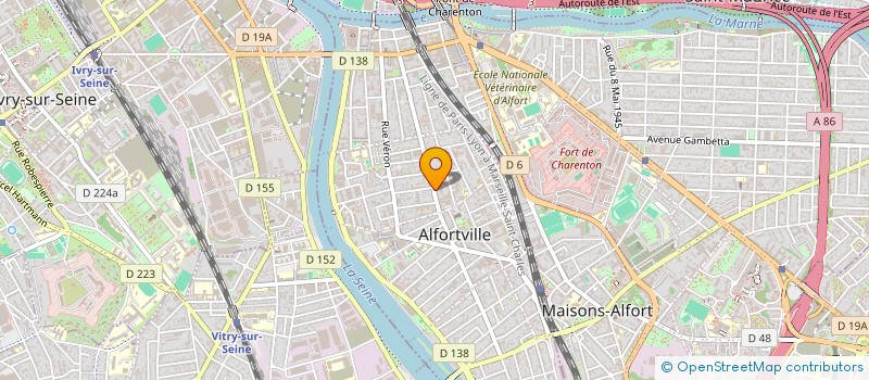 localisation de l'entreprise MONSIEUR MANUEL LEONARDI à ALFORTVILLE