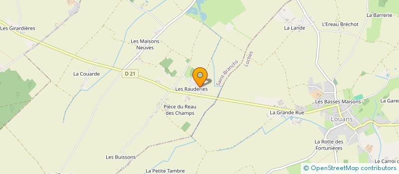 localisation de l'entreprise MONSIEUR MANUEL LESIOUR  SAINT-BRANCHS