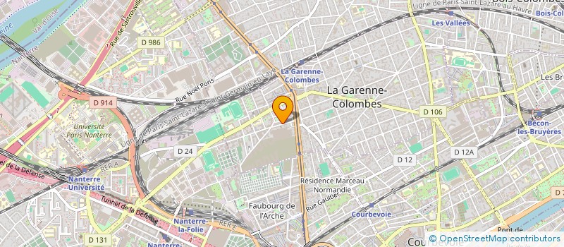 localisation de l'entreprise MONSIEUR MANUEL LIZARDO ROCHA à LA GARENNE-COLOMBES