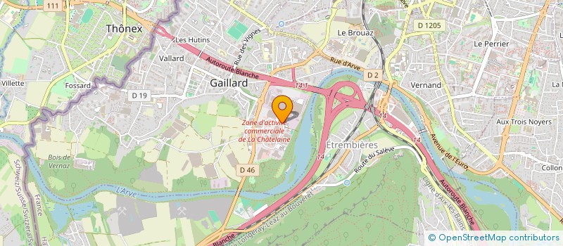 localisation de l'entreprise MONSIEUR MANUEL LOPES à GAILLARD