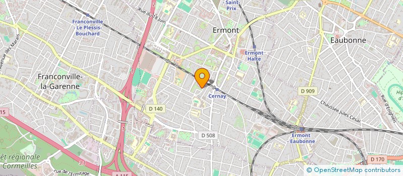 localisation de l'entreprise MONSIEUR MANUEL LOPES  ERMONT