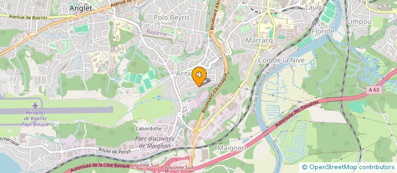 localisation de l'entreprise MONSIEUR MANUEL LOPES  ANGLET