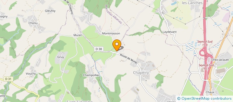 localisation de l'entreprise MONSIEUR MANUEL LOPES DIAS  CHAPEIRY