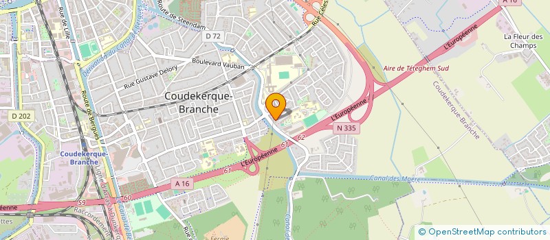 localisation de l'entreprise MONSIEUR MANUEL LOPES DOS SANTOS  COUDEKERQUE-BRANCHE