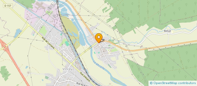 localisation de l'entreprise MONSIEUR MANUEL LOPES DOS SANTOS  PORTIEUX