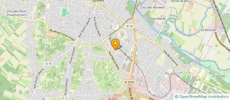 localisation de l'entreprise MONSIEUR MANUEL LOPES TAVARES à OLIVET