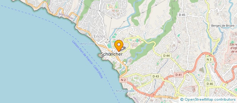 localisation de l'entreprise MONSIEUR MANUEL LOPEZ  SCHOELCHER