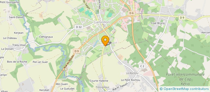 localisation de l'entreprise MONSIEUR MANUEL LOPEZ GONZALES  LANVOLLON