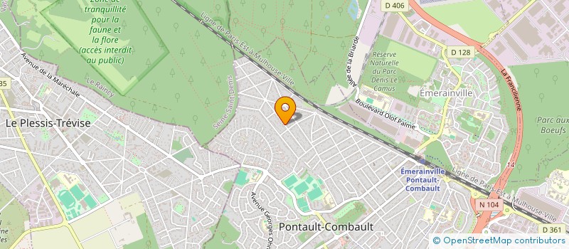localisation de l'entreprise MONSIEUR MANUEL LOUREIRO MARTINS à PONTAULT-COMBAULT