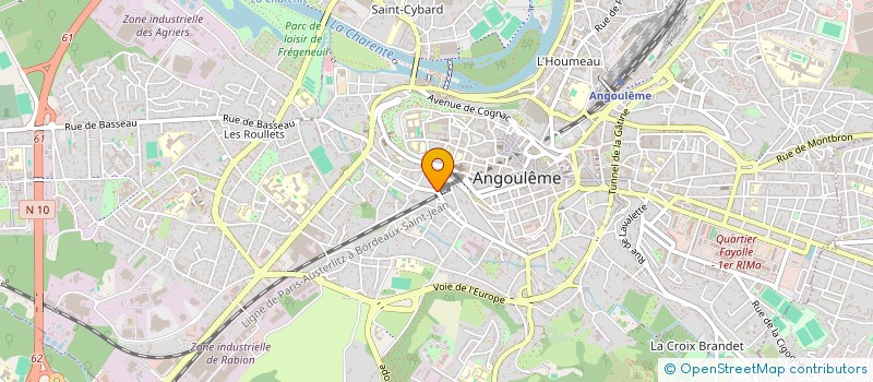 localisation de l'entreprise MONSIEUR MANUEL LOURENCO GOMES à ANGOULEME
