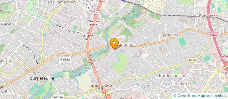 localisation de l'entreprise MONSIEUR MANUEL LUIS PEREIRA CARDOSO N RI à TOURNEFEUILLE
