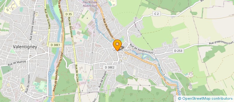 localisation de l'entreprise MONSIEUR MANUEL LUJAN  SELONCOURT