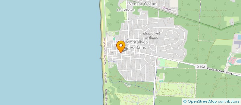 localisation de l'entreprise MONSIEUR MANUEL LUTRINGER  VENDAYS-MONTALIVET