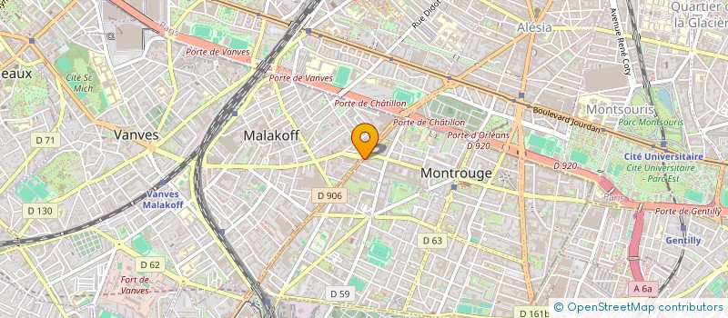 localisation de l'entreprise MONSIEUR MANUEL MADECO à MONTROUGE