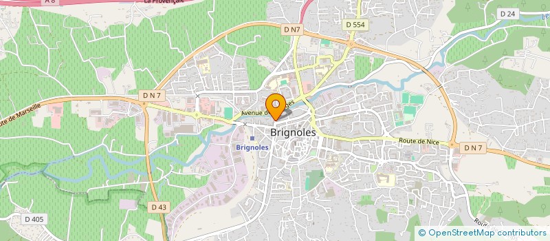 localisation de l'entreprise MONSIEUR MANUEL MAGALHAES à BRIGNOLES