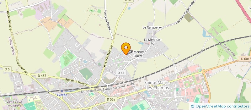 localisation de l'entreprise MONSIEUR MANUEL MAINGOT  SAINTE-MARIE-DES-CHAMPS