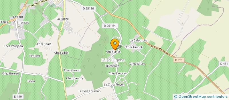 localisation de l'entreprise MONSIEUR MANUEL MALLET  SAINT-EUGENE