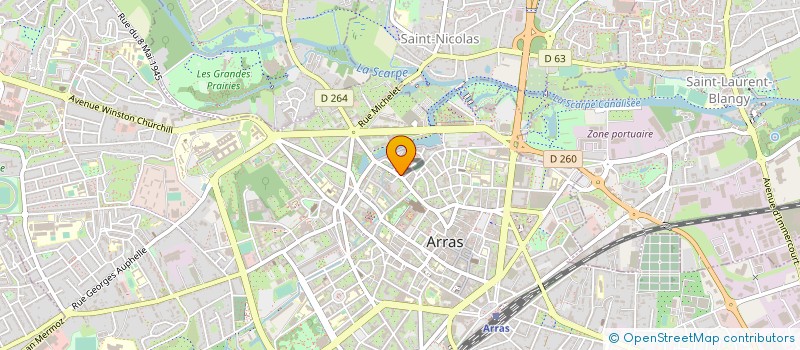 localisation de l'entreprise MONSIEUR MANUEL MANIAK à ARRAS