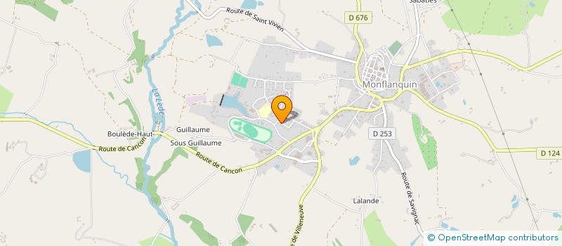 localisation de l'entreprise MONSIEUR MANUEL MARCELO  MONFLANQUIN