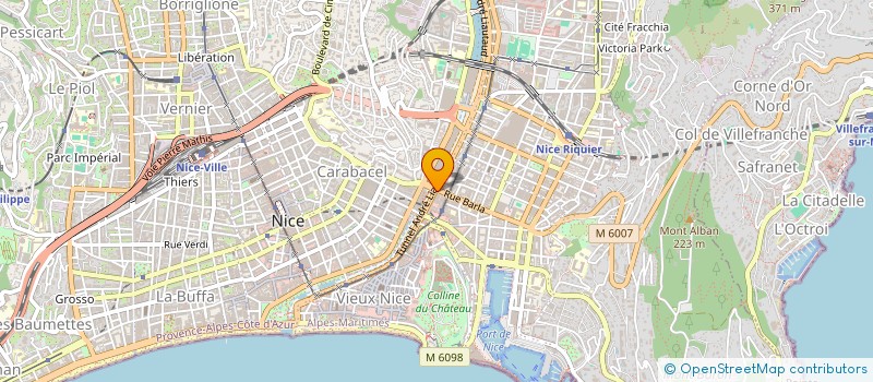 localisation de l'entreprise MONSIEUR MANUEL MARCHAND à NICE