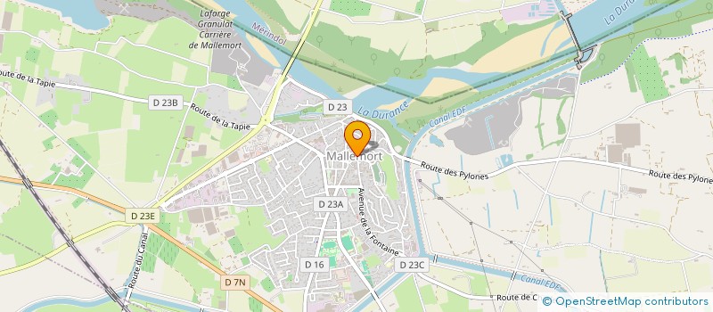 localisation de l'entreprise MONSIEUR MANUEL MARCHENA  MALLEMORT