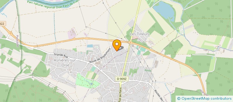 localisation de l'entreprise MONSIEUR MANUEL MARIE  ASNIERES-SUR-OISE