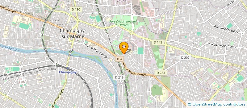 localisation de l'entreprise MONSIEUR MANUEL MARQUES à CHAMPIGNY-SUR-MARNE