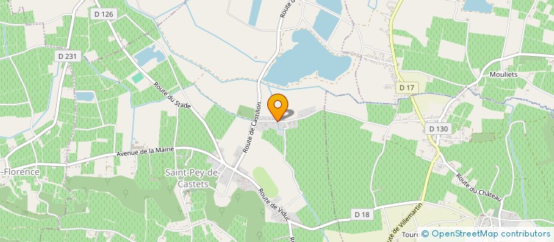 localisation de l'entreprise MONSIEUR MANUEL MARQUES  SAINT-PEY-DE-CASTETS