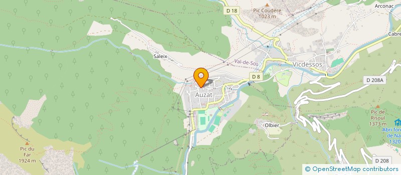 localisation de l'entreprise MONSIEUR MANUEL MARQUEZ à AUZAT