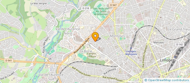 localisation de l'entreprise MONSIEUR MANUEL MARTA à LIMOGES