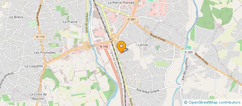localisation de l'entreprise MONSIEUR MANUEL MARTIN à SAINT-HILAIRE-DE-BRETHMAS