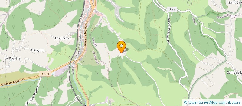 localisation de l'entreprise MONSIEUR MANUEL MARTINS  CAHORS