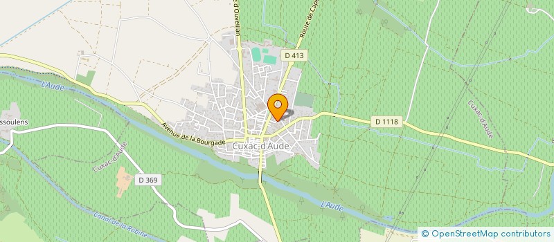 localisation de l'entreprise MONSIEUR MANUEL MARTINS  CUXAC-D'AUDE