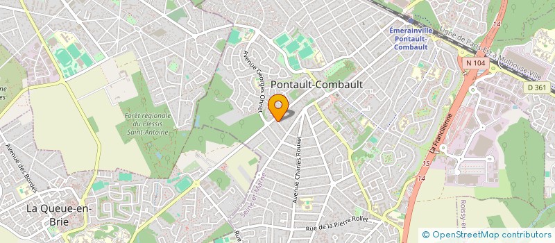 localisation de l'entreprise MONSIEUR MANUEL MARTINS VIEIRA à PONTAULT-COMBAULT