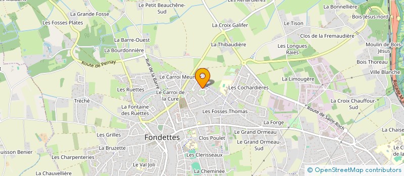 localisation de l'entreprise MONSIEUR MANUEL MASSELIN  FONDETTES