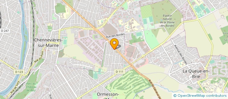 localisation de l'entreprise MONSIEUR MANUEL MATIAS SANTOS  ORMESSON-SUR-MARNE