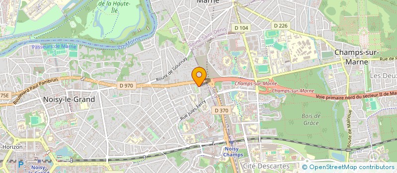 localisation de l'entreprise MONSIEUR MANUEL MATIGNON  NOISY-LE-GRAND